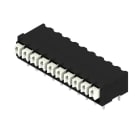 WEIDMÜLLER - Leiterplattenklemme, 3.81mm, Polzahl:10, Abgang: 90°, PUSH IN