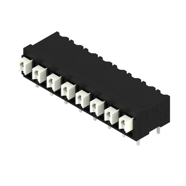 WEIDMÜLLER - Leiterplattenklemme, 5.00mm, Polzahl:8, Abgang: 90°, PUSH IN