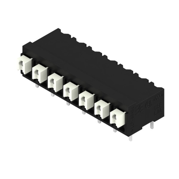 WEIDMÜLLER - Leiterplattenklemme, 5.08mm, Polzahl:7, Abgang: 90°, PUSH IN