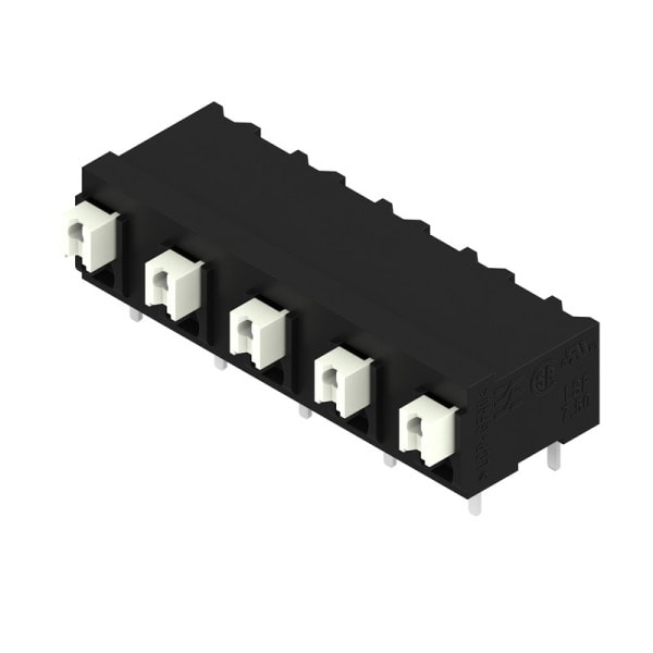 WEIDMÜLLER - Leiterplattenklemme, 7.50mm, Polzahl:5, Abgang: 90°, PUSH IN
