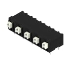 WEIDMÜLLER - Leiterplattenklemme, 7.50mm, Polzahl:5, Abgang: 90°, PUSH IN