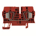 WEIDMÜLLER - Durchgangs-Reihenklemme, Zugfederanschluss, 6mm², 800V, 41A, rot