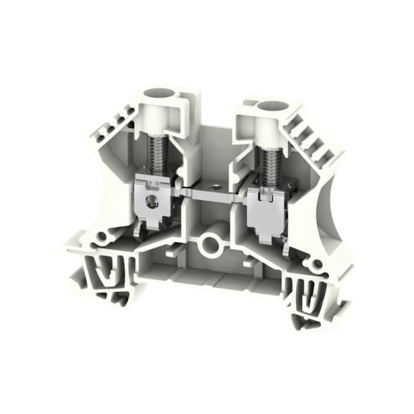 WEIDMÜLLER - Durchgangs-Reihenklemme, Schraubanschl, 10mm², 1000V, 57A, weiß