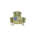 WEIDMÜLLER - Bauelement-Reihenklemme, Schraubanschl, 2.5mm², Varistor, TS35, dunkelbeige