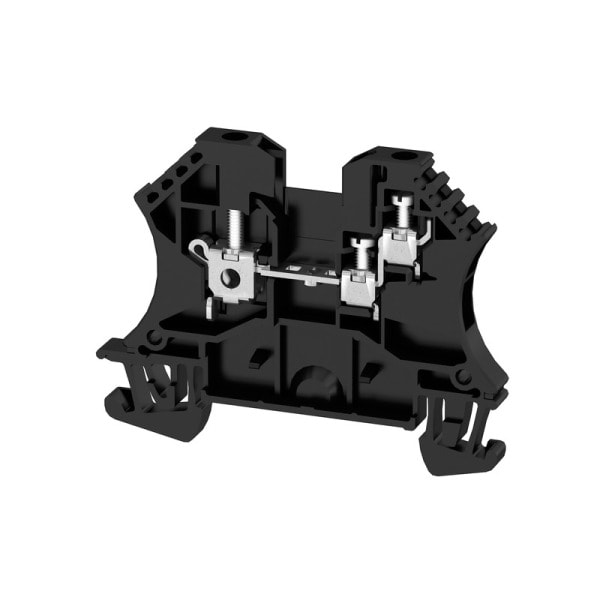WEIDMÜLLER - Durchgangs-Reihenklemme, Schraubanschl, 2.5mm², 800V, 24A, schwarz
