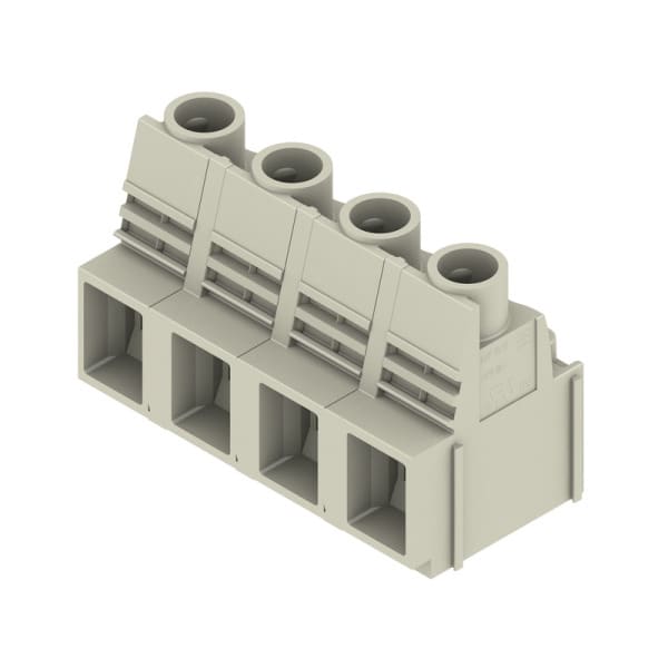 WEIDMÜLLER - Leiterplattenklemme, 12.70mm, Polzahl:4, Abgang: 90°, Zugbügelanschluss