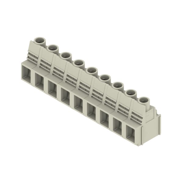 WEIDMÜLLER - Leiterplattenklemme, 12.70mm, Polzahl:9, Abgang: 90°, Zugbügelanschluss