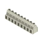 WEIDMÜLLER - Leiterplattenklemme, 12.70mm, Polzahl:9, Abgang: 90°, Zugbügelanschluss