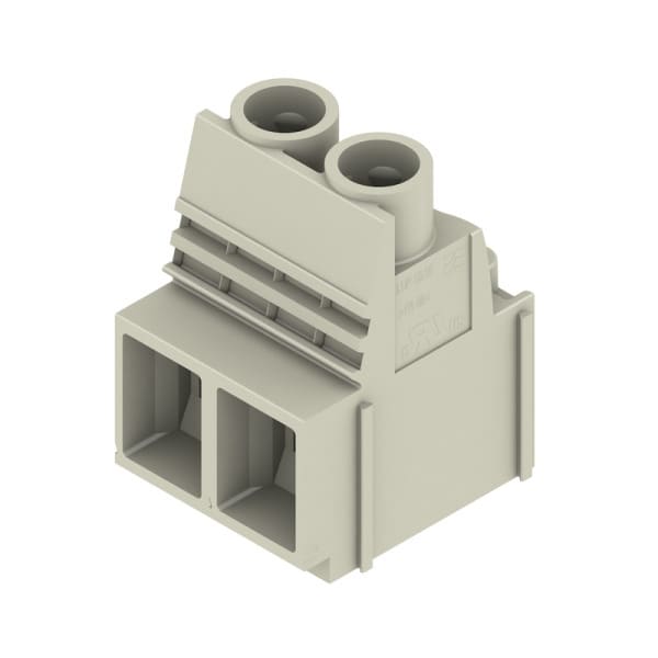 WEIDMÜLLER - Leiterplattenklemme, 10.16mm, Polzahl:2, Abgang: 90°, Zugbügelanschluss