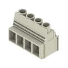 WEIDMÜLLER - Leiterplattenklemme, 10.16mm, Polzahl:4, Abgang: 90°, Zugbügelanschluss