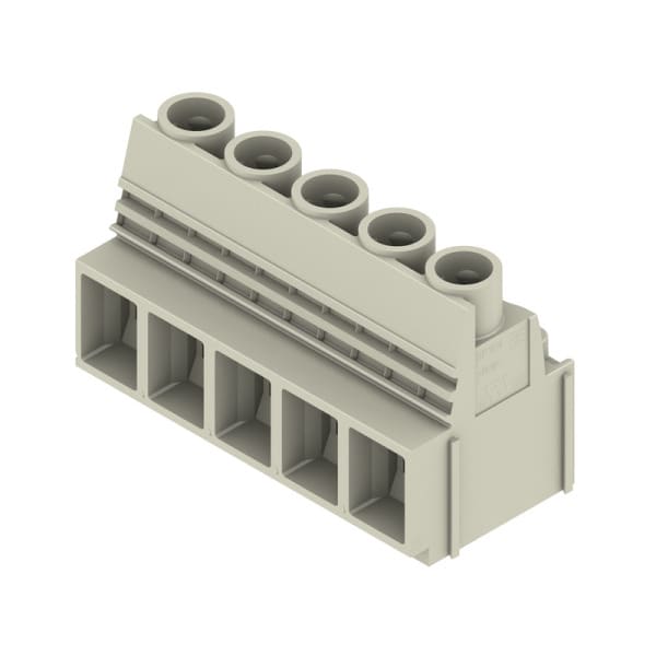 WEIDMÜLLER - Leiterplattenklemme, 10.16mm, Polzahl:5, Abgang: 90°, Zugbügelanschluss