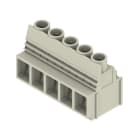 WEIDMÜLLER - Leiterplattenklemme, 10.16mm, Polzahl:5, Abgang: 90°, Zugbügelanschluss