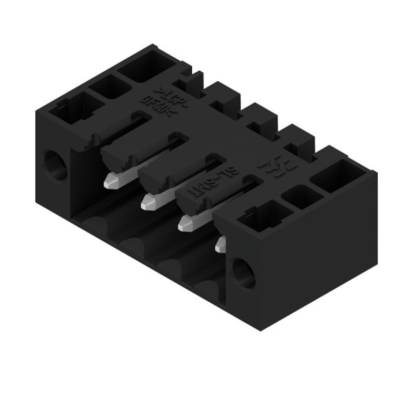 WEIDMÜLLER - Leiterplattensteckverbinder (Platine), 3.50mm, Polzahl: 4, Abgangswinkel: 90°