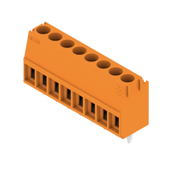 WEIDMÜLLER - Leiterplattenklemme, 3.50mm, Polzahl:8, Abgang: 90°, Zugbügelanschluss