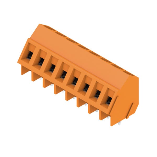 WEIDMÜLLER - Leiterplattenklemme, 5.00mm, Polzahl:8, Abgang: 135°, Zugbügelanschluss