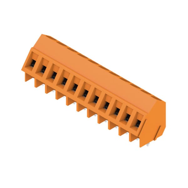 WEIDMÜLLER - Leiterplattenklemme, 5.00mm, Polzahl:11, Abgang: 135°, Zugbügelanschluss