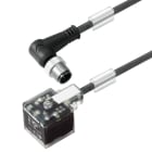 WEIDMÜLLER - Ventilleitung, Stecker gewinkelt - Ventilstecker, Bauform A (18 mm), M12 = A-codiert
