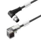 WEIDMÜLLER - Ventilleitung, Stecker gewinkelt - Ventilstecker, Bauform C DIN (8 mm), M12 = A-codiert
