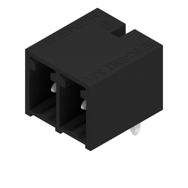 WEIDMÜLLER - Leiterplattensteckverbinder (Platine), 3.81mm, Polzahl: 2, Abgangswinkel: 90°