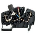 WEIDMÜLLER - Sicherungs-Reihenklemme, Zugfederanschluss, mit LED, 2.5mm², schwarz