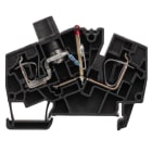 WEIDMÜLLER - Sicherungs-Reihenklemme, Zugfederanschluss, mit LED, 6mm², 36V, schwarz