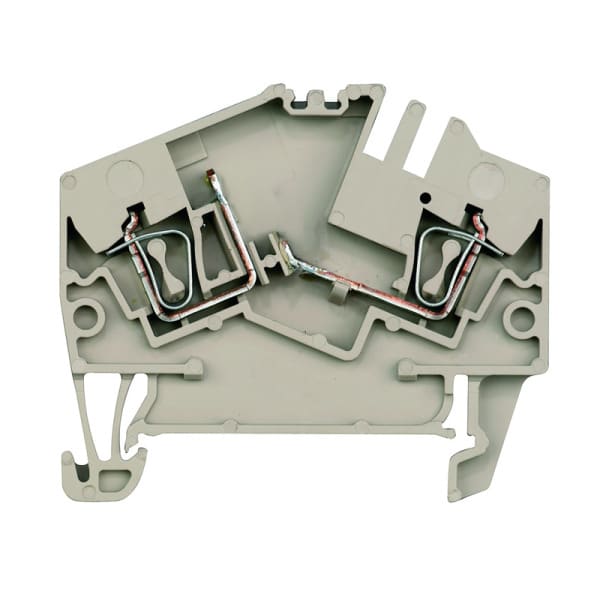 WEIDMÜLLER - Bauelement-Reihenklemme, Zugfederanschluss, 2.5mm², 400V, 1A, dunkelbeige