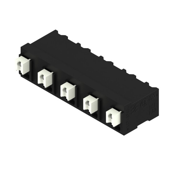 WEIDMÜLLER - Leiterplattenklemme, 7.62mm, Polzahl:5, Abgang: 90°, PUSH IN
