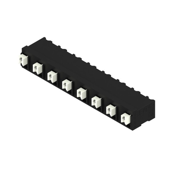 WEIDMÜLLER - Leiterplattenklemme, 7.62mm, Polzahl:8, Abgang: 90°, PUSH IN