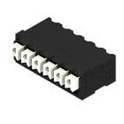 WEIDMÜLLER - Leiterplattenklemme, 3.81mm, Polzahl:6, Abgang: 90°, PUSH IN
