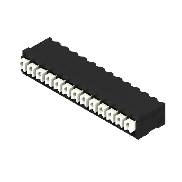 WEIDMÜLLER - Leiterplattenklemme, 3.81mm, Polzahl:13, Abgang: 90°, PUSH IN