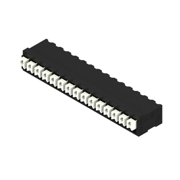 WEIDMÜLLER - Leiterplattenklemme, 3.81mm, Polzahl:15, Abgang: 90°, PUSH IN