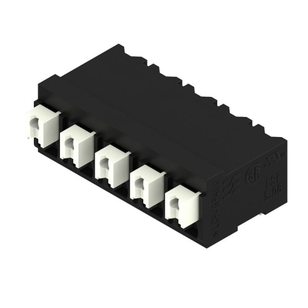 WEIDMÜLLER - Leiterplattenklemme, 5.08mm, Polzahl:5, Abgang: 90°, PUSH IN