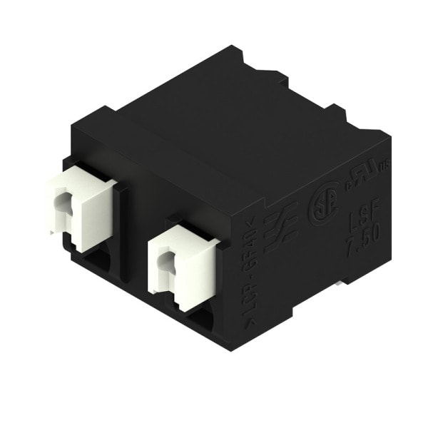 WEIDMÜLLER - Leiterplattenklemme, 7.50mm, Polzahl:2, Abgang: 90°, PUSH IN
