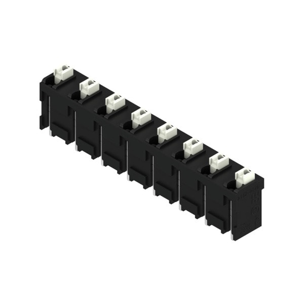 WEIDMÜLLER - Leiterplattenklemme, 7.62mm, Polzahl:8, Abgang: 180°, PUSH IN