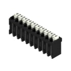 WEIDMÜLLER - Leiterplattenklemme, 3.81mm, Polzahl:10, Abgang: 180°, PUSH IN