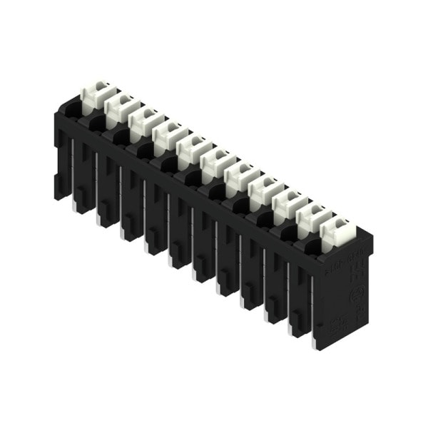 WEIDMÜLLER - Leiterplattenklemme, 3.81mm, Polzahl:11, Abgang: 180°, PUSH IN