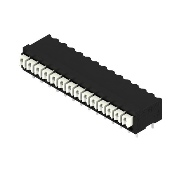 WEIDMÜLLER - Leiterplattenklemme, 3.50mm, Polzahl:14, Abgang: 90°, PUSH IN