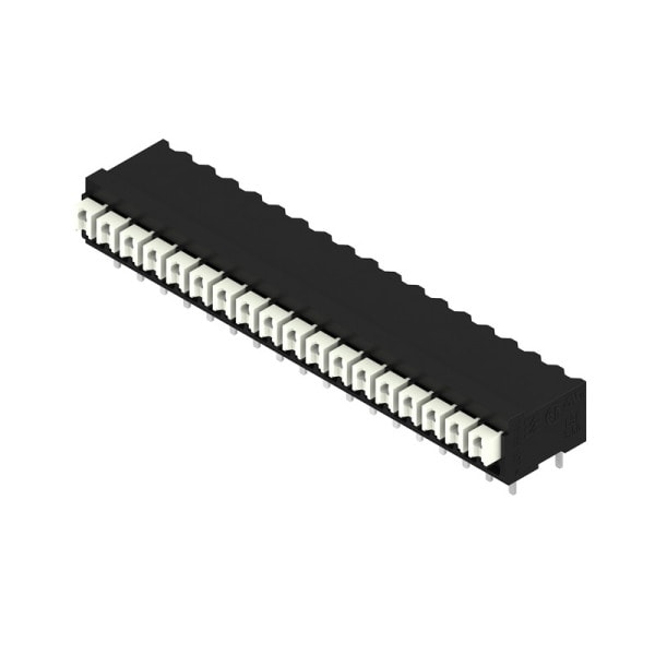 WEIDMÜLLER - Leiterplattenklemme, 3.50mm, Polzahl:18, Abgang: 90°, PUSH IN