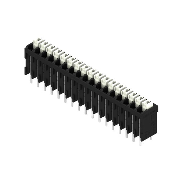 WEIDMÜLLER - Leiterplattenklemme, 3.50mm, Polzahl:17, Abgang: 180°, PUSH IN