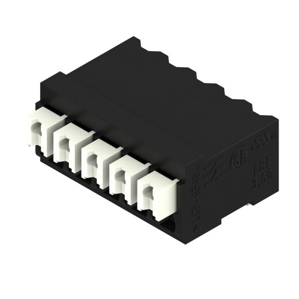 WEIDMÜLLER - Leiterplattenklemme, 3.50mm, Polzahl:5, Abgang: 90°, PUSH IN