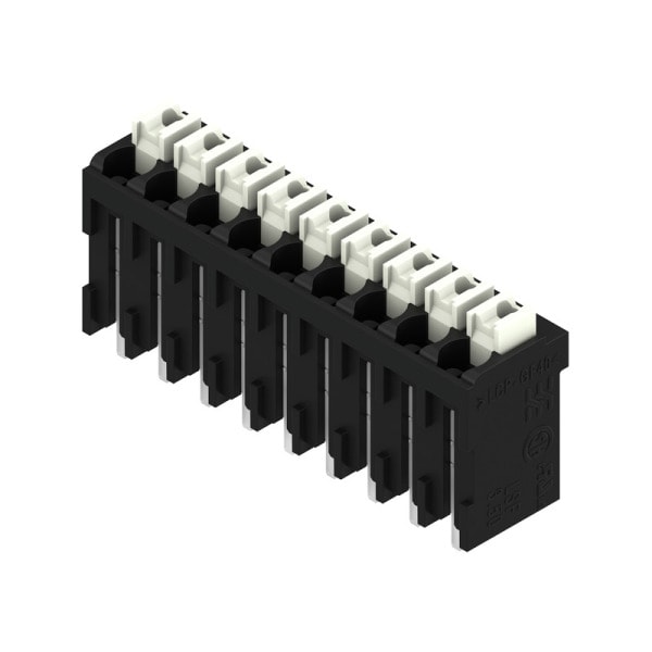 WEIDMÜLLER - Leiterplattenklemme, 3.50mm, Polzahl:9, Abgang: 180°, PUSH IN