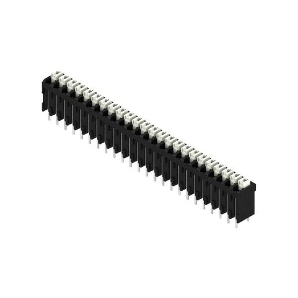 WEIDMÜLLER - Leiterplattenklemme, 3.81mm, Polzahl:24, Abgang: 180°, PUSH IN