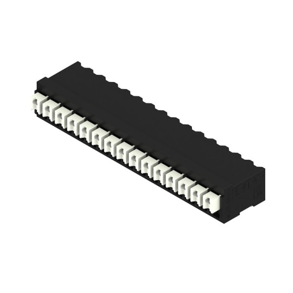 WEIDMÜLLER - Leiterplattenklemme, 3.50mm, Polzahl:15, Abgang: 90°, PUSH IN