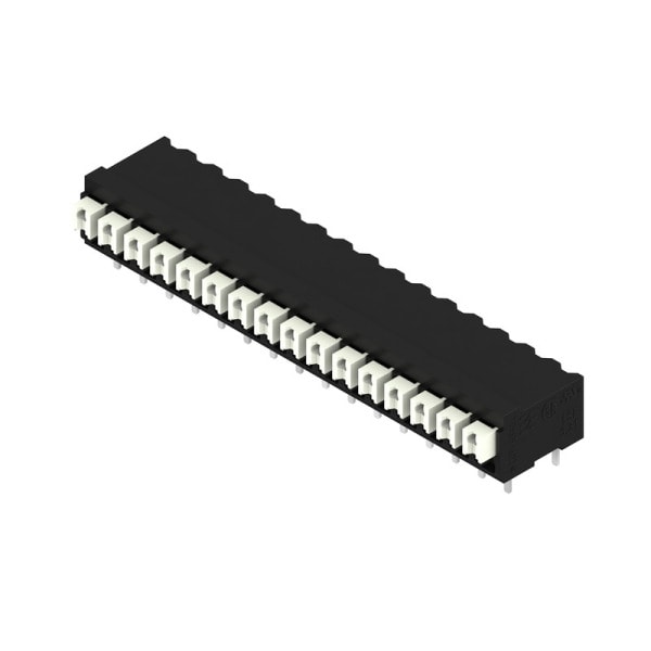 WEIDMÜLLER - Leiterplattenklemme, 3.81mm, Polzahl:16, Abgang: 90°, PUSH IN