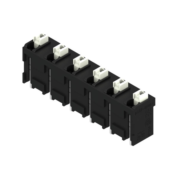 WEIDMÜLLER - Leiterplattenklemme, 7.62mm, Polzahl:6, Abgang: 180°, PUSH IN