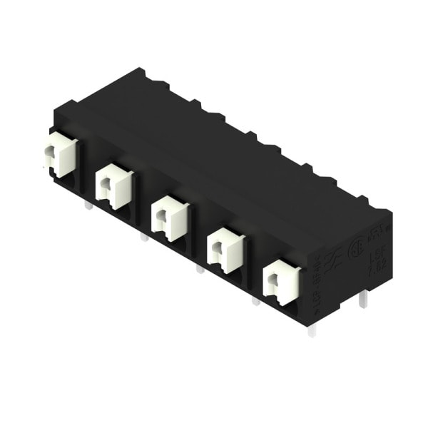 WEIDMÜLLER - Leiterplattenklemme, 7.62mm, Polzahl:5, Abgang: 90°, PUSH IN