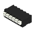 WEIDMÜLLER - Leiterplattenklemme, 3.81mm, Polzahl:6, Abgang: 90°, PUSH IN