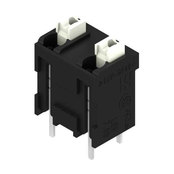 WEIDMÜLLER - Leiterplattenklemme, 7.50mm, Polzahl:2, Abgang: 180°, PUSH IN