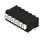 WEIDMÜLLER - Leiterplattenklemme, 3.81mm, Polzahl:6, Abgang: 90°, PUSH IN