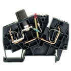 WEIDMÜLLER - Sicherungs-Reihenklemme, Zugfederanschluss, mit LED, 6mm², 250V, schwarz